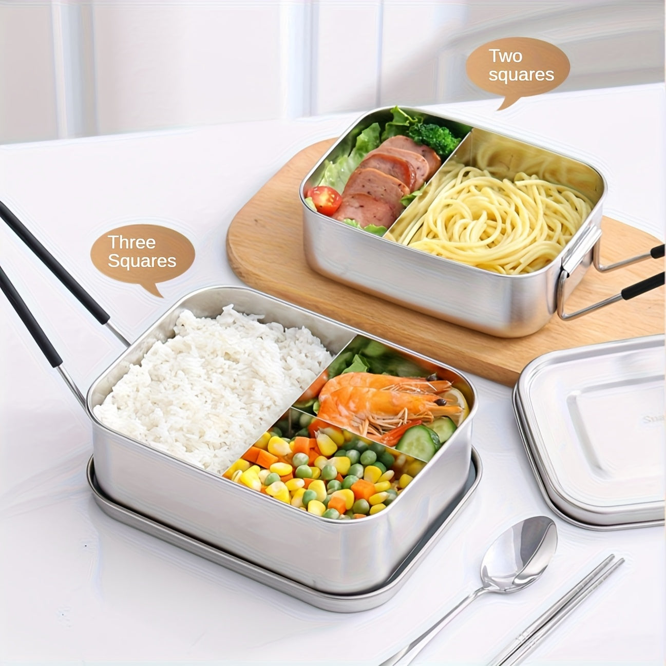 Desknirvana Lunchbox – Duurzaam & Lekvrij met Compartimenten