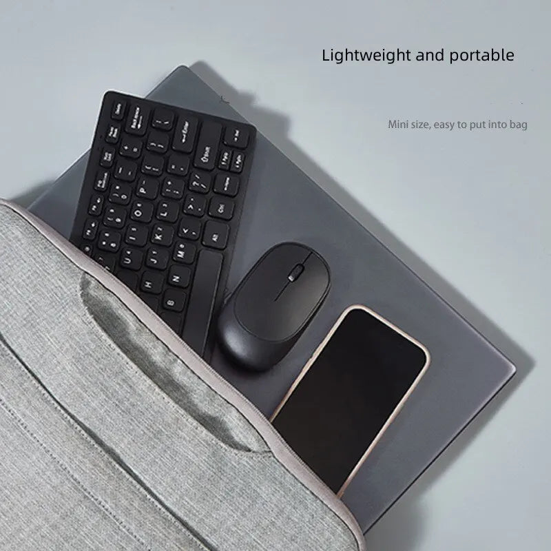 Desknirvana - Draadloos Toetsenbord en Muis – Compacte Combo, Stil & Ergonomisch