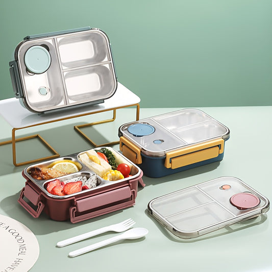 Desknirvana Geïsoleerde Lunchbox – Lekvrij met Handvat & Bestekvak