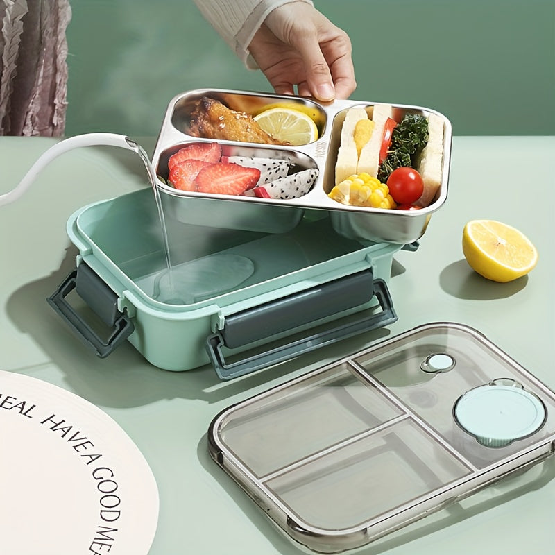 Desknirvana Geïsoleerde Lunchbox – Lekvrij met Handvat & Bestekvak
