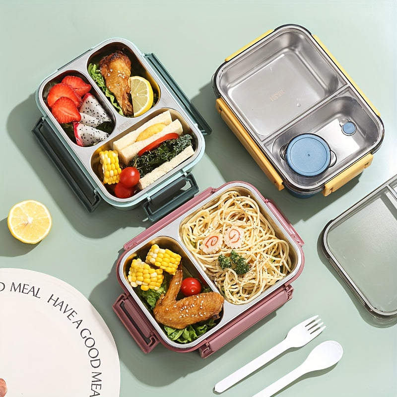 Desknirvana Geïsoleerde Lunchbox – Lekvrij met Handvat & Bestekvak