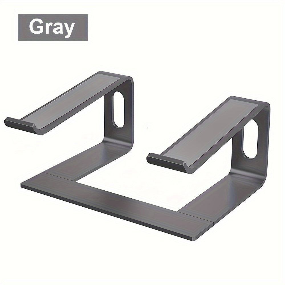 Desknirvana Basic Laptopstandaard – Ergonomische Aluminium Houder – Verhoogt Laptop tot Comfortabele Kijkhoogte