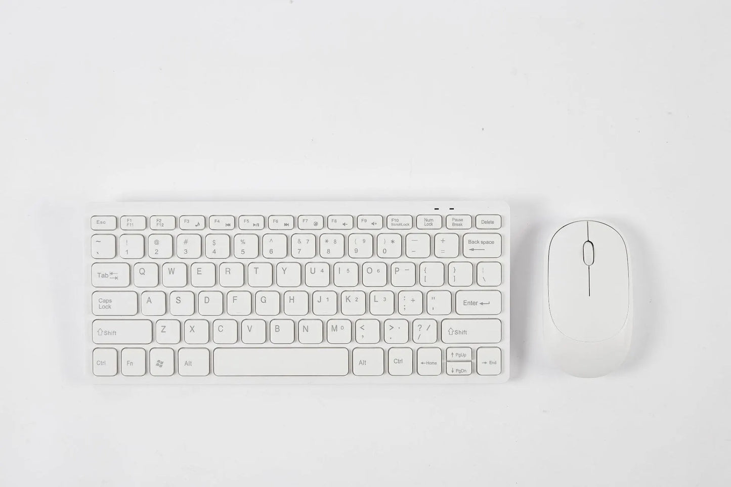 Desknirvana - Draadloos Toetsenbord en Muis – Compacte Combo, Stil & Ergonomisch