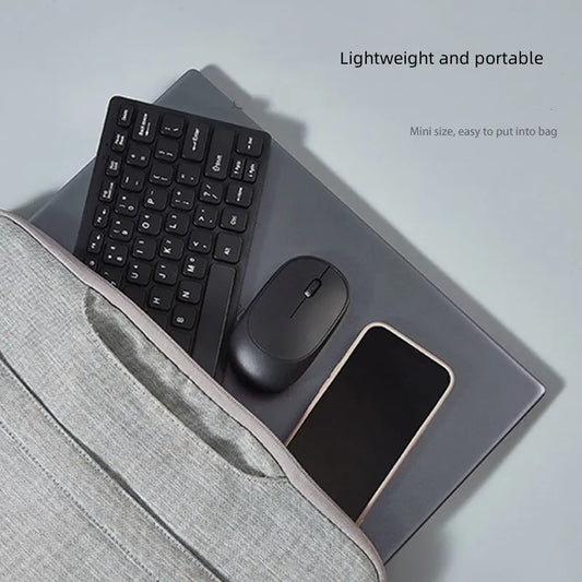 Desknirvana - Draadloos Toetsenbord en Muis – Compacte Combo, Stil & Ergonomisch