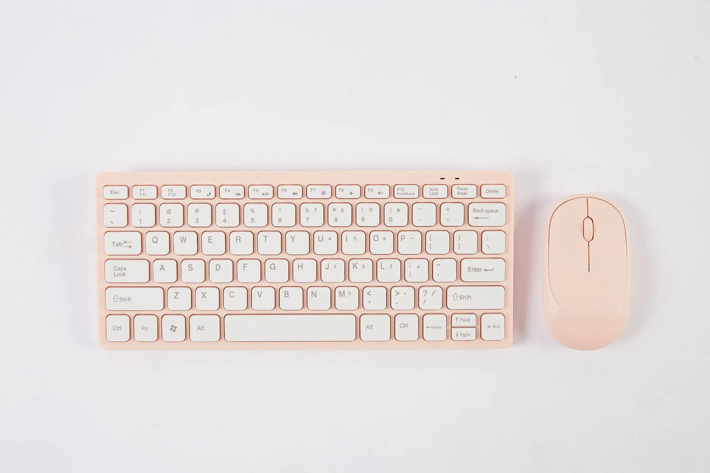 Desknirvana - Draadloos Toetsenbord en Muis – Compacte Combo, Stil & Ergonomisch