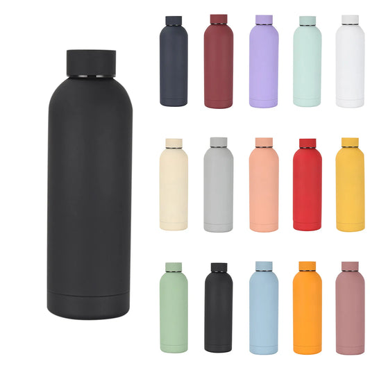 Desknirvana Thermosfles 500ml – RVS Isolatiefles met Smalle Drinkopening