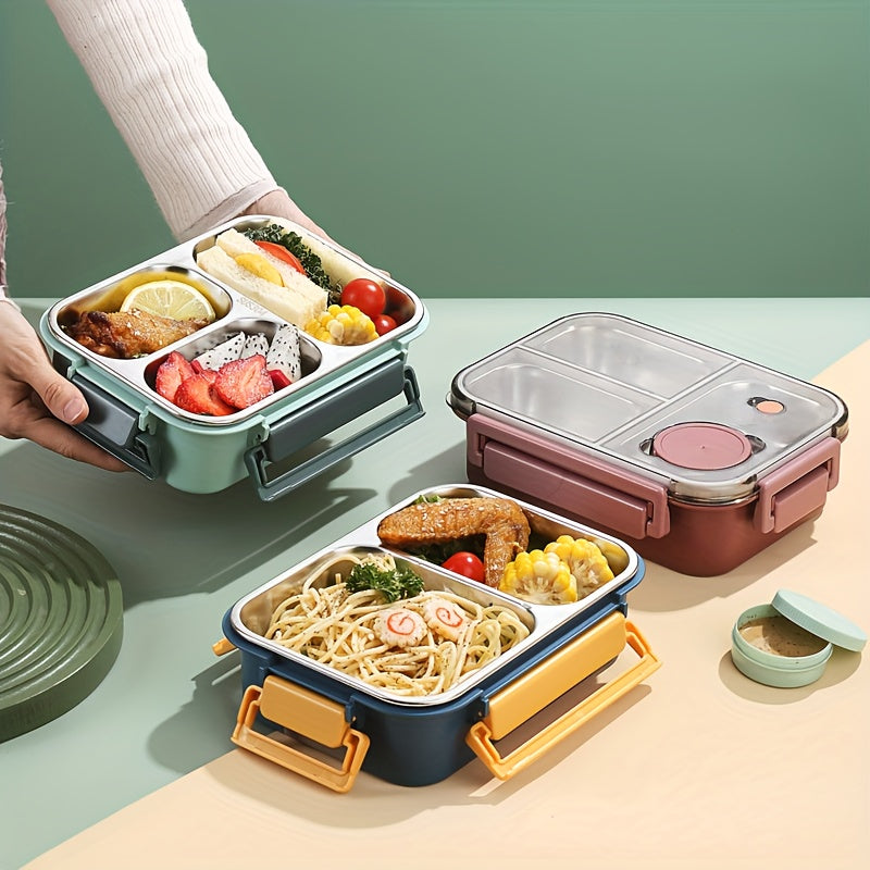 Desknirvana Geïsoleerde Lunchbox – Lekvrij met Handvat & Bestekvak